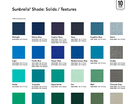 2023/2024 Sunbrella® Shade Fabrics 遮陽面料系列